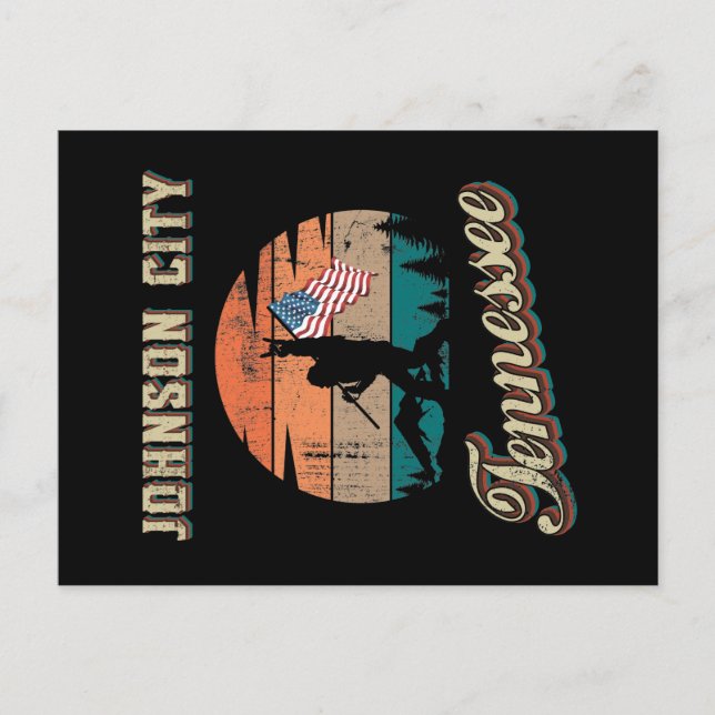 Carte Postale Johnson City Tennessee (Devant)