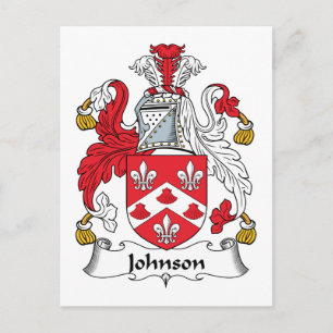 Carte Postale Johnson Family Crest