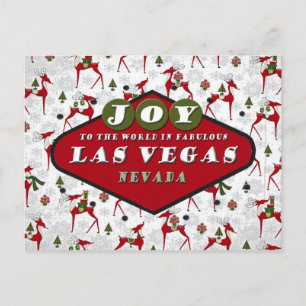 Carte Postale JOIE au monde Las Vegas Postcard