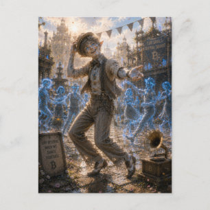Carte Postale Joie / Danseuse de swing / Square central