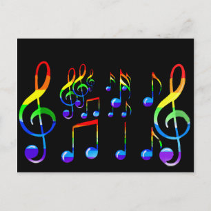 Carte Postale Joie De La Musique Vit_