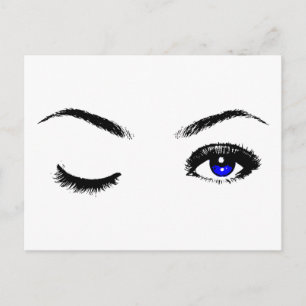 Carte Postale Joli Blue Eyes Winking