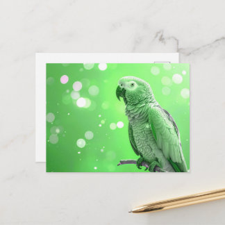 Carte Postale Joli Bokeh Gris Africain
