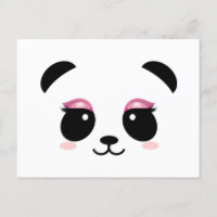 Joli cils rose panda