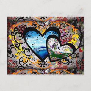 Carte Postale Joli Coeur