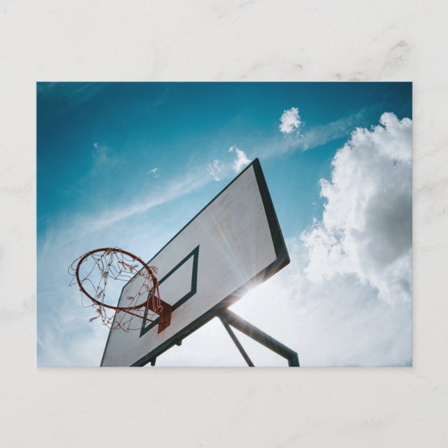 Carte Postale Joli design de basket-ball (Devant)
