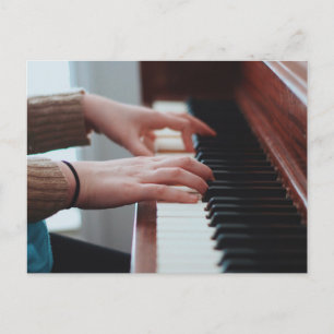 Carte Postale Joli design de piano