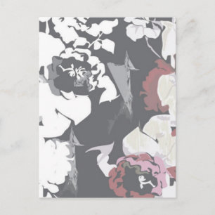 Carte Postale Joli motif rose