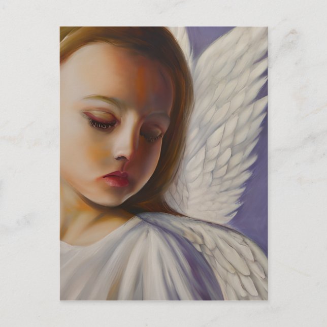 Carte Postale Joli petit ange enfant (Devant)