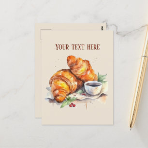 Carte Postale Joli petit déjeuner, ajouter du texte