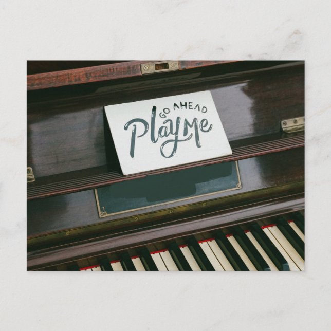 Carte Postale Joli Piano (Devant)