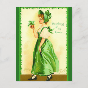 Carte Postale Joli Vintage St. Patrick's Day, Clappsadle copie