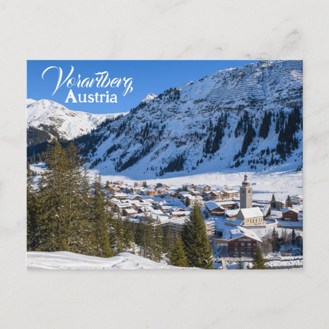 Carte Postale Jolie Autriche Lech am Arlberg Vorarlberg (Devant)