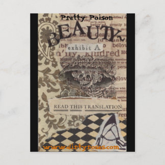 Carte Postale Jolie beauté de poison