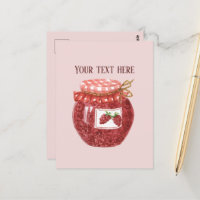 Jolie confiture de framboise ajouter du texte
