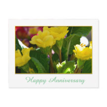 Jolie fleurs de jardin jaune heureux anniversaire