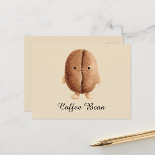 Carte Postale Jolie Grain de Café