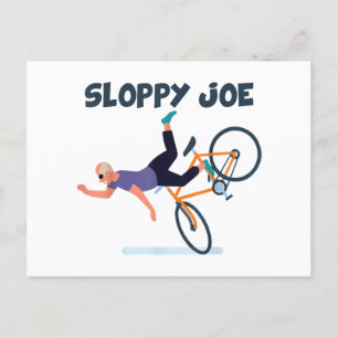 Carte Postale Jolie Joe Funny Biden Chemise Sloppy Joe Biden Fun