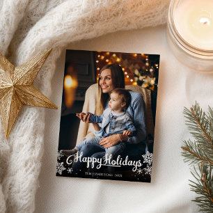 Carte Postale Jolie photo Joyeux Noël Flocon de Noël