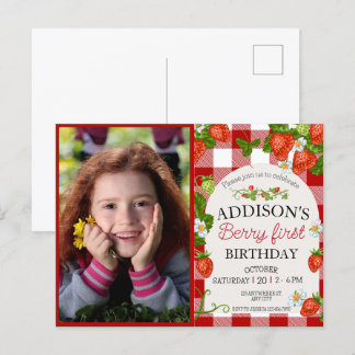 Carte Postale Jolie Photo Rouge Bleu Baie Douce 1er Anniversaire
