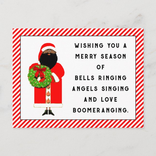 Carte Postale Jolie rime de Noël (Devant)