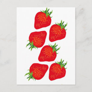 Carte Postale Jolies fraises