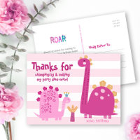 Jolis Dinosaures Roses Kawaii Fille Anniversaire M