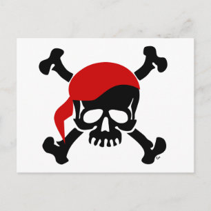 Carte postale jolly roger