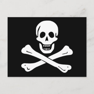 Carte postale jolly roger Pirate