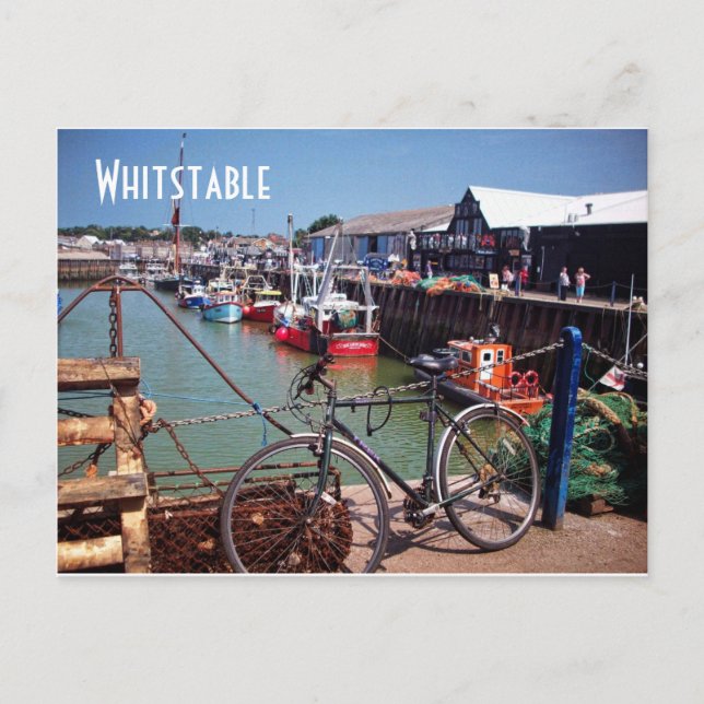 Carte Postale Jone Fishing pittoresque Whitstable Kent Image (Devant)