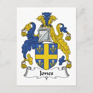 Carte Postale Jones Family Crest