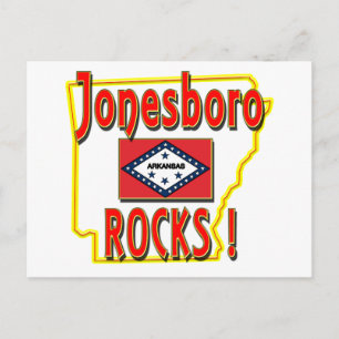 Carte Postale Jonesboro Rocks ! (rouge)