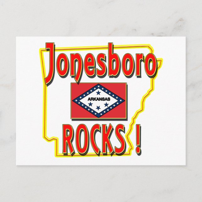 Carte Postale Jonesboro Rocks ! (rouge) (Devant)