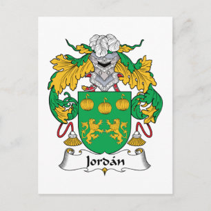 Carte Postale Jordan Family Crest