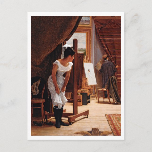 Carte Postale Jose Ferraz Almeida Jr., L'Inopportune (Devant)