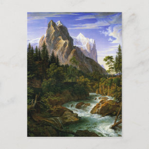 Carte Postale Joseph Anton Koch, Wetterhorn von der Rosenlaui