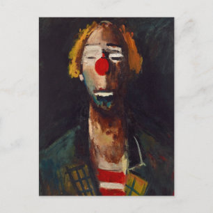 Carte Postale Joseph Kutter Clown Portrait