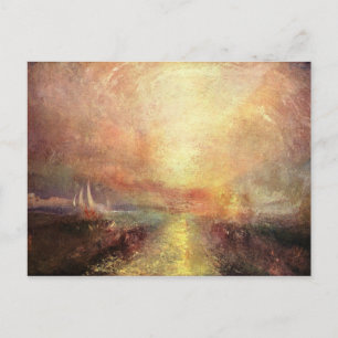 Carte Postale Joseph Mallord Turner - Yacht approchant des côtes