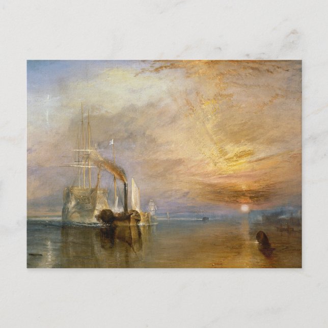 Carte Postale Joseph Mallord William Turner | Le "Temple de comb (Devant)