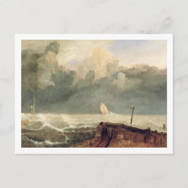 Carte Postale Joseph Mallord William Turner | Port Ruysdael (Devant)