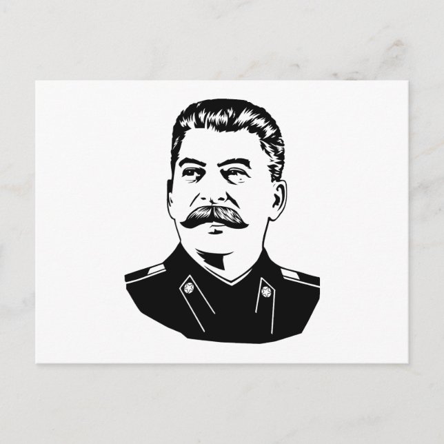Carte Postale Joseph Stalin Portrait (Devant)