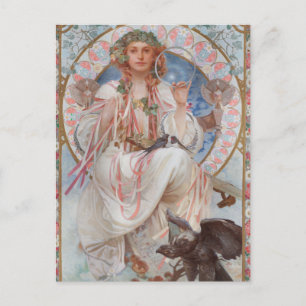 Carte Postale Josephine Crane Bradley en Lavia par Alphonse Much