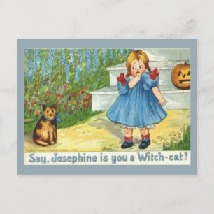 Carte Postale Joséphine la sorcière Chat