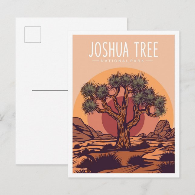 Carte Postale Joshua Tree National Park California USA Travel (Devant / Derrière)