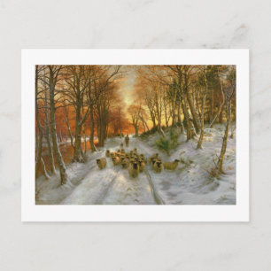 Carte Postale Joué avec des nuances d'heures du soir