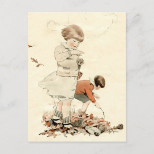 Carte Postale Jouer à l'extérieur