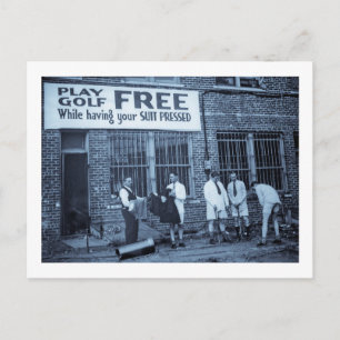 Carte Postale Jouer Au Golf Gratuitement (Tout En Ayant Votre Co