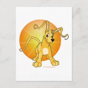 Carte Postale Jouer jaune Gelert