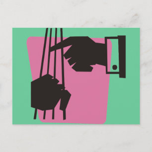 Carte Postale Jouer la basse