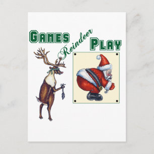 Carte Postale Jouer Reindeer
